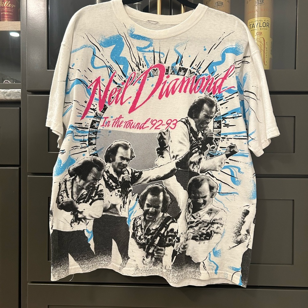 Vintage Graphic T-Shirt with Neil Diamond Print